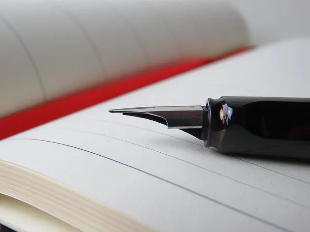 ink pen, calendar, notebook, write, diary, note, write down. When to rebuild a copywriting services planning template mid-year