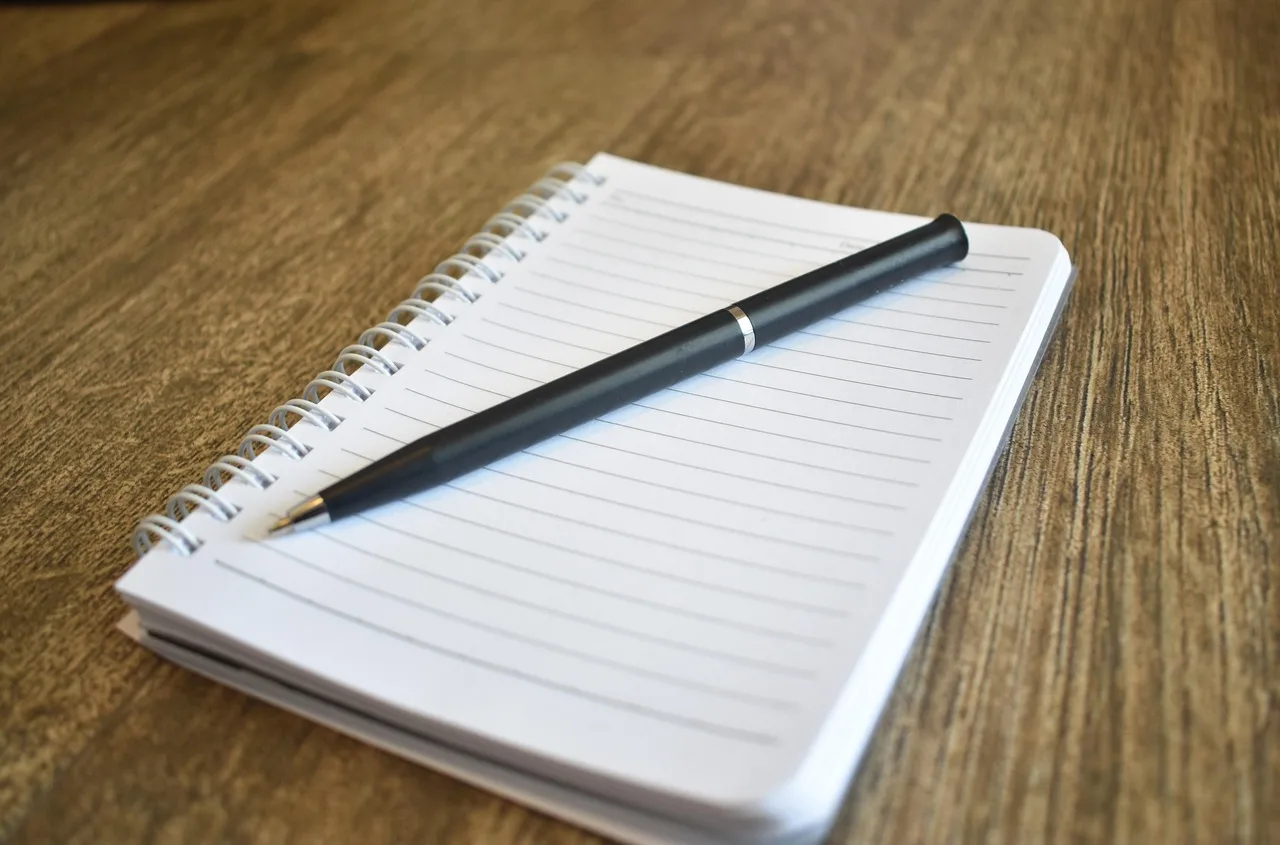 notebook, book, pen, paper, blank, writing, textbook, diary, brown laptop, brown writing